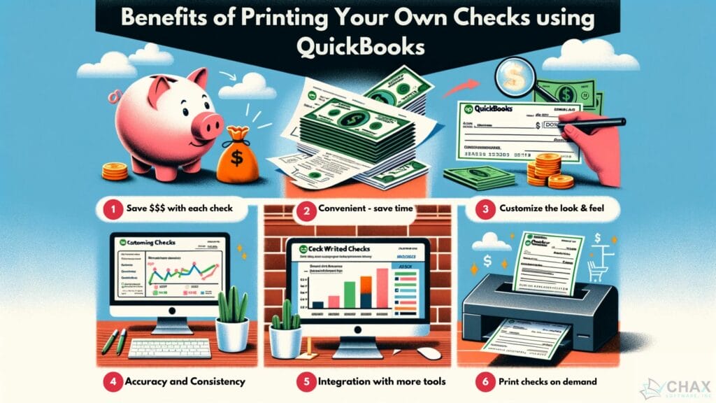 Benefits of Printing Your Own Checks using QuickBooks 1